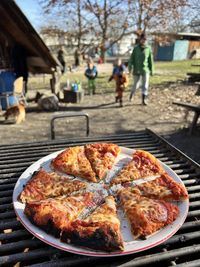 Pizza aus dem Steinofen backen